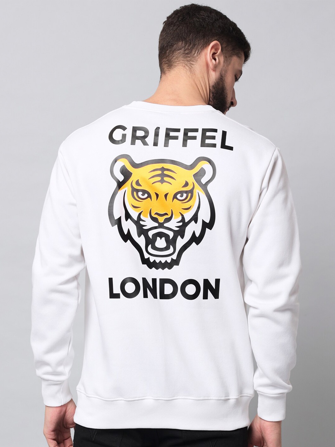 

GRIFFEL Men Orange Sweatshirt