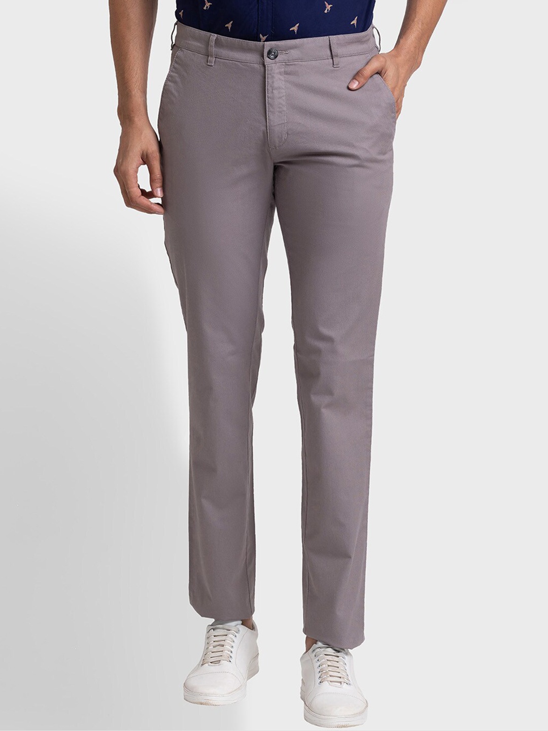 

ColorPlus Men Grey Trousers