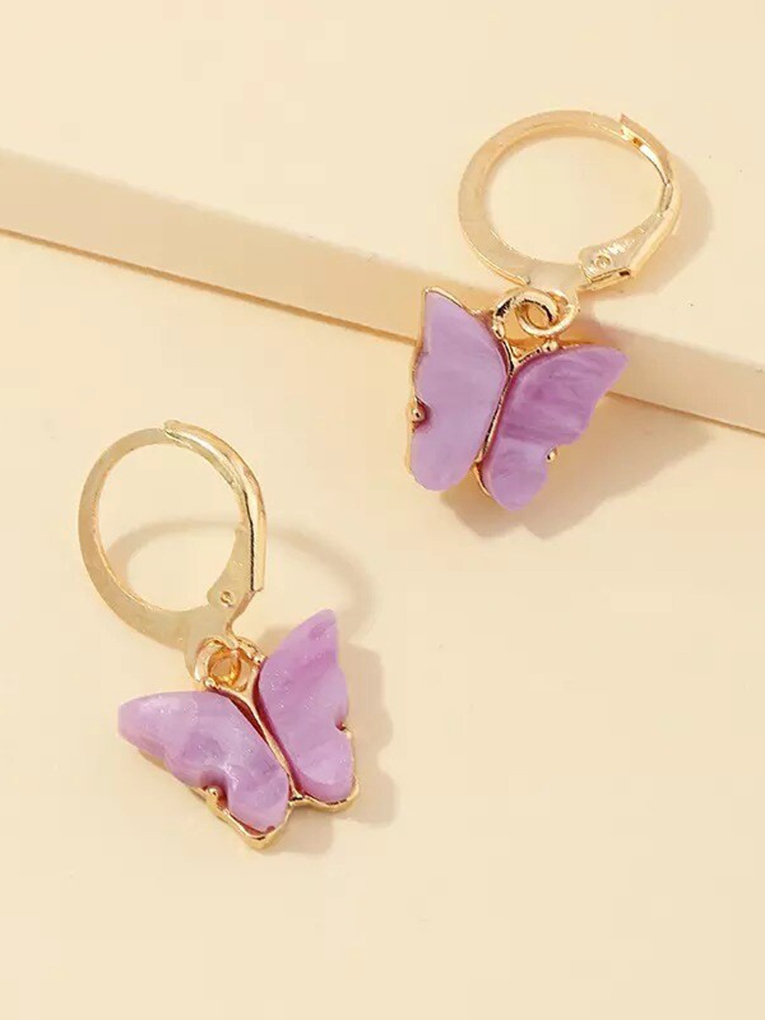 

Pinapes Purple Classic Ear Cuff Earrings