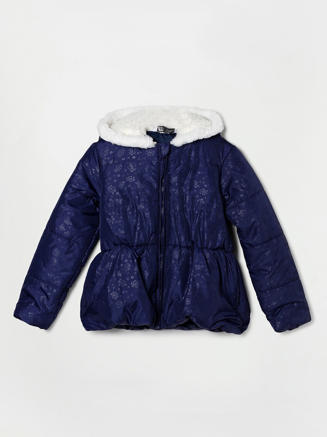 

Fame Forever by Lifestyle Girls Navy Blue Lightweight Padded Jacket