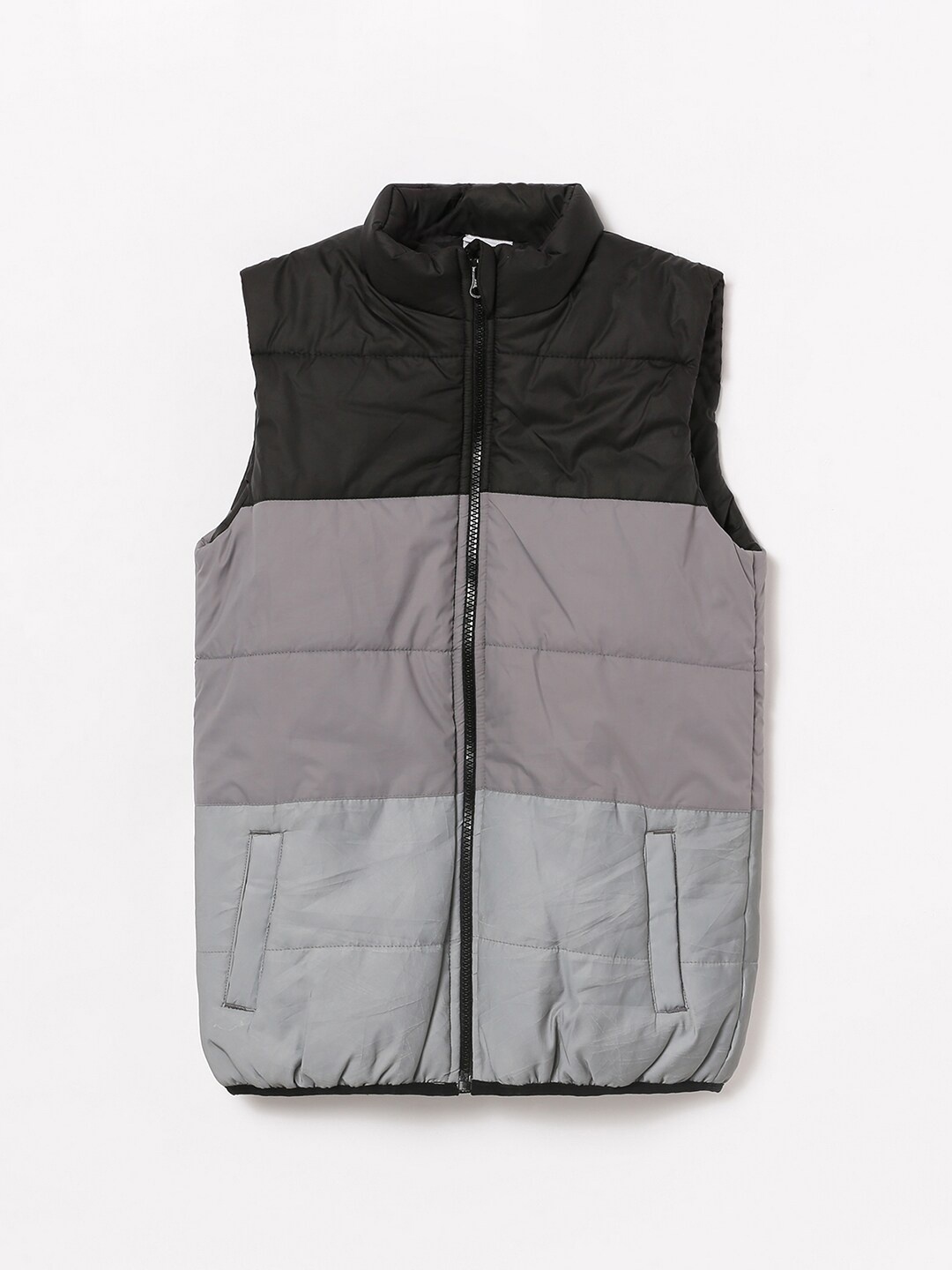 

Fame Forever by Lifestyle Boys Black Colourblocked Lightweight Padded Jacket