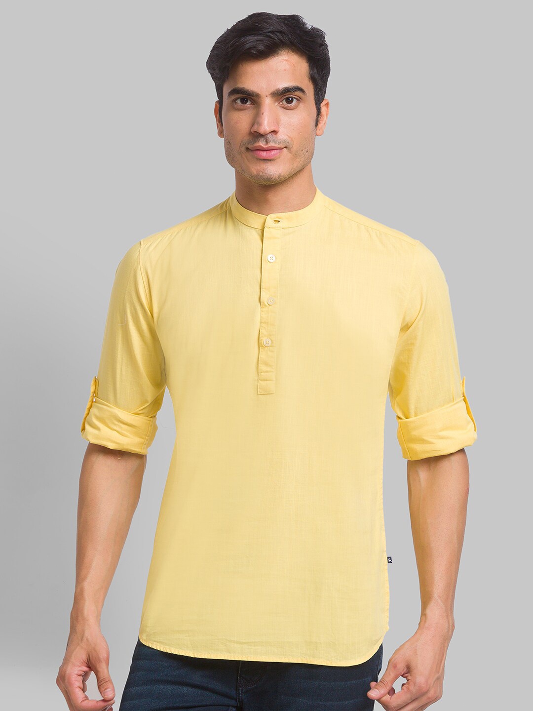 

Parx Men Yellow Slim Fit Casual Shirt