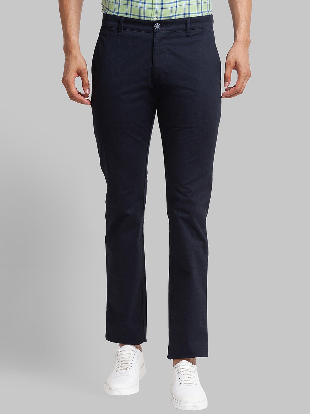 

Parx Men Blue Tapered Fit Trousers