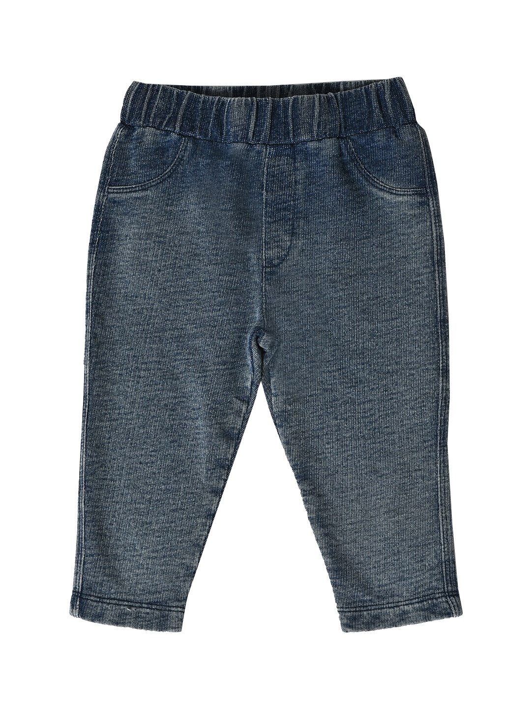 

MiArcus Girls Blue Knitted Denim Jeggins