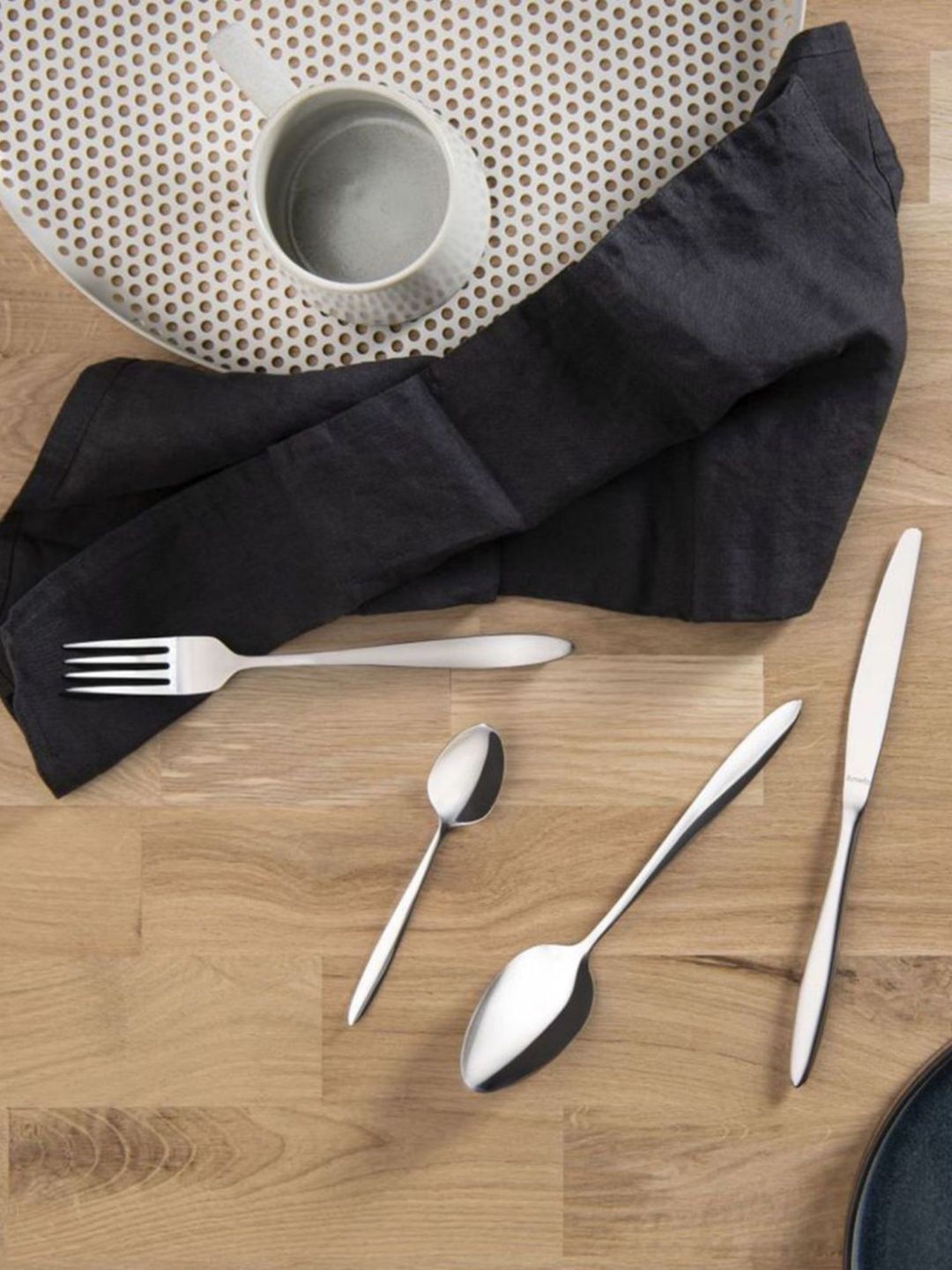 

Amefa Stainless Steel 42 pieces Cutlery Set, Silver
