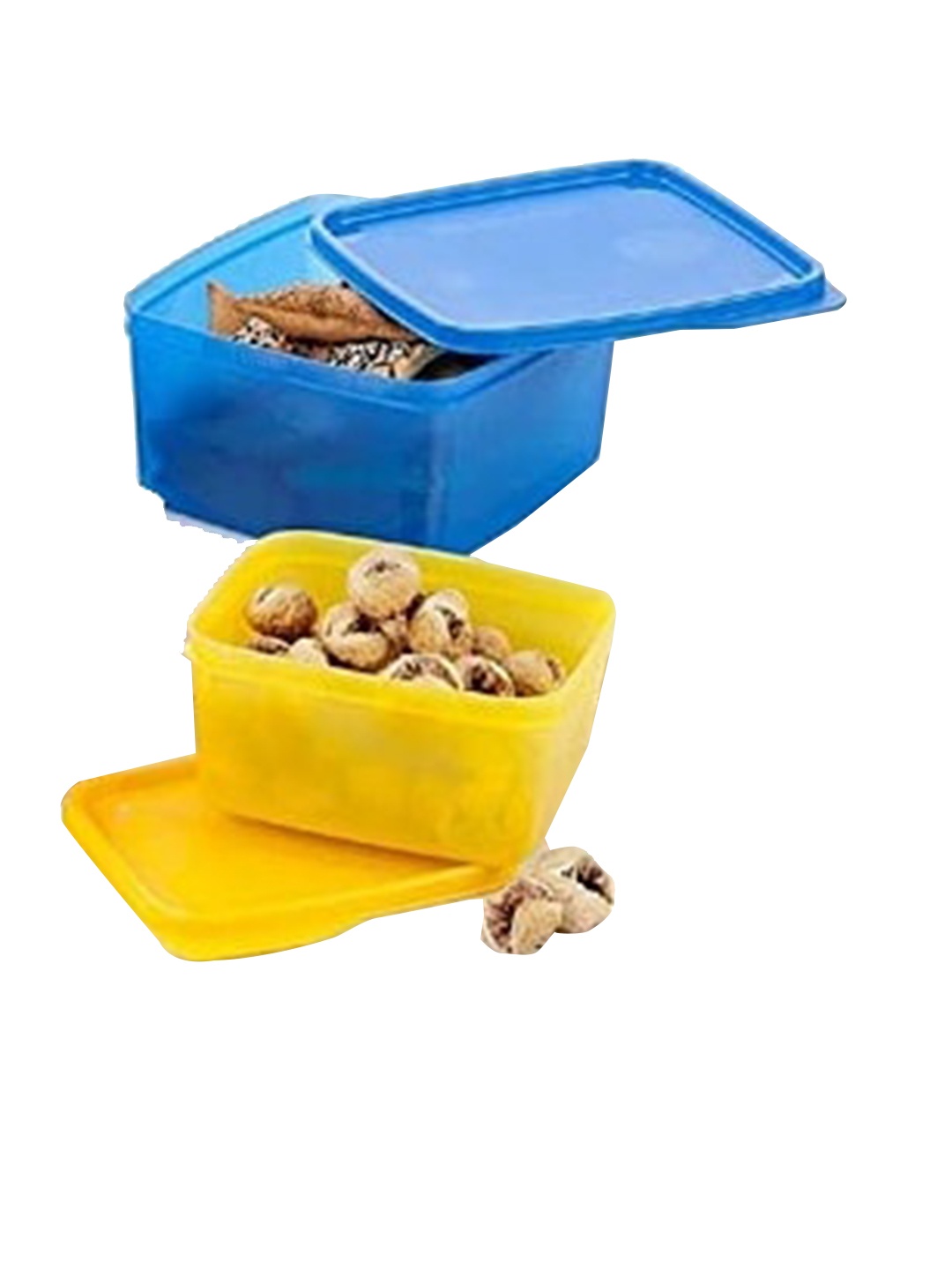

SignoraWare Set Of 2 Solid Kitchen Storage Containers, Yellow