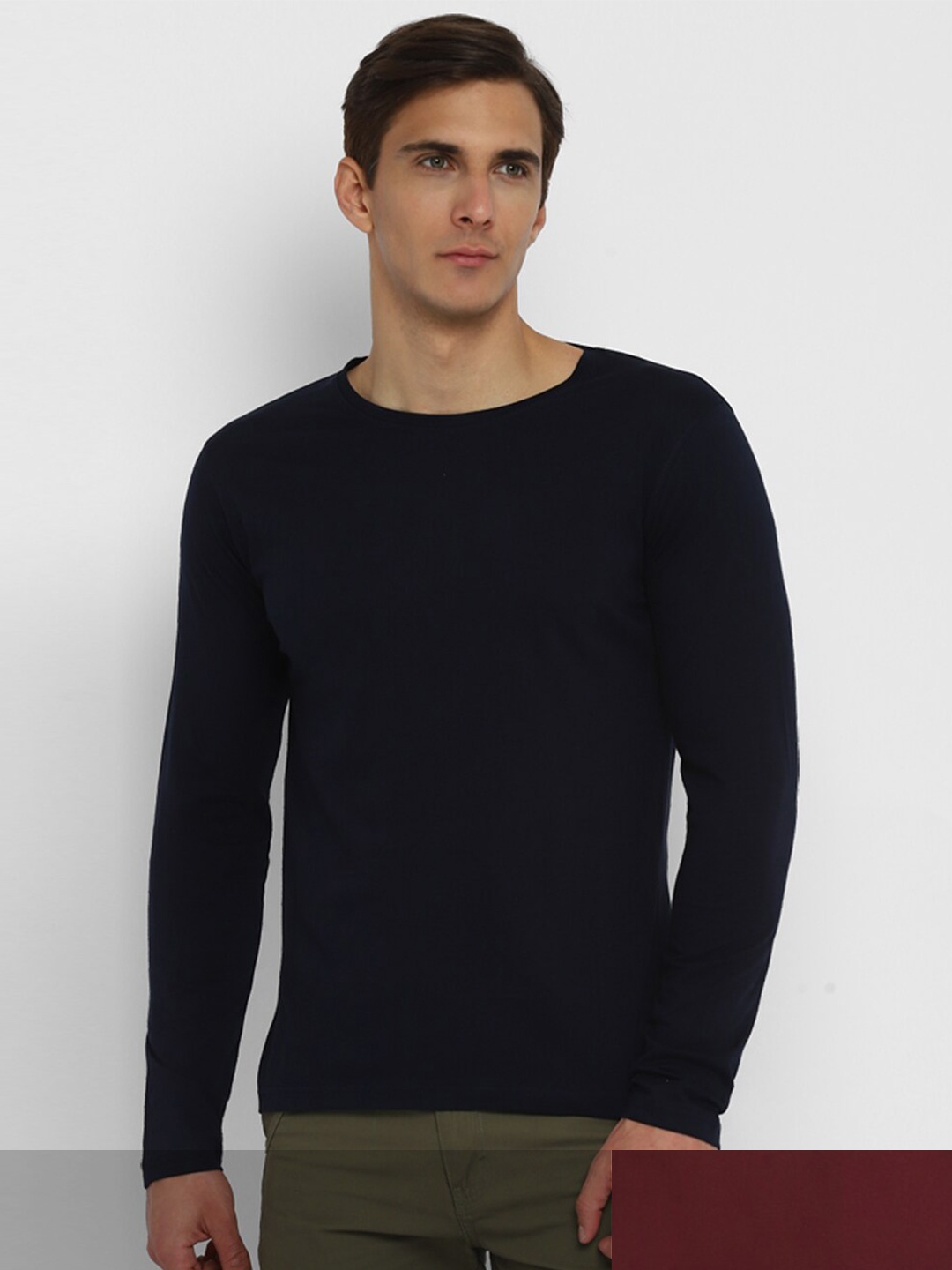 

appulse Men Maroon 2 Extended Sleeves T-shirt