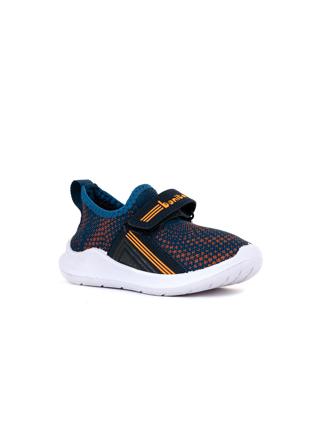 

Khadims Unisex Kids Orange Woven Design Slip-On Sneakers