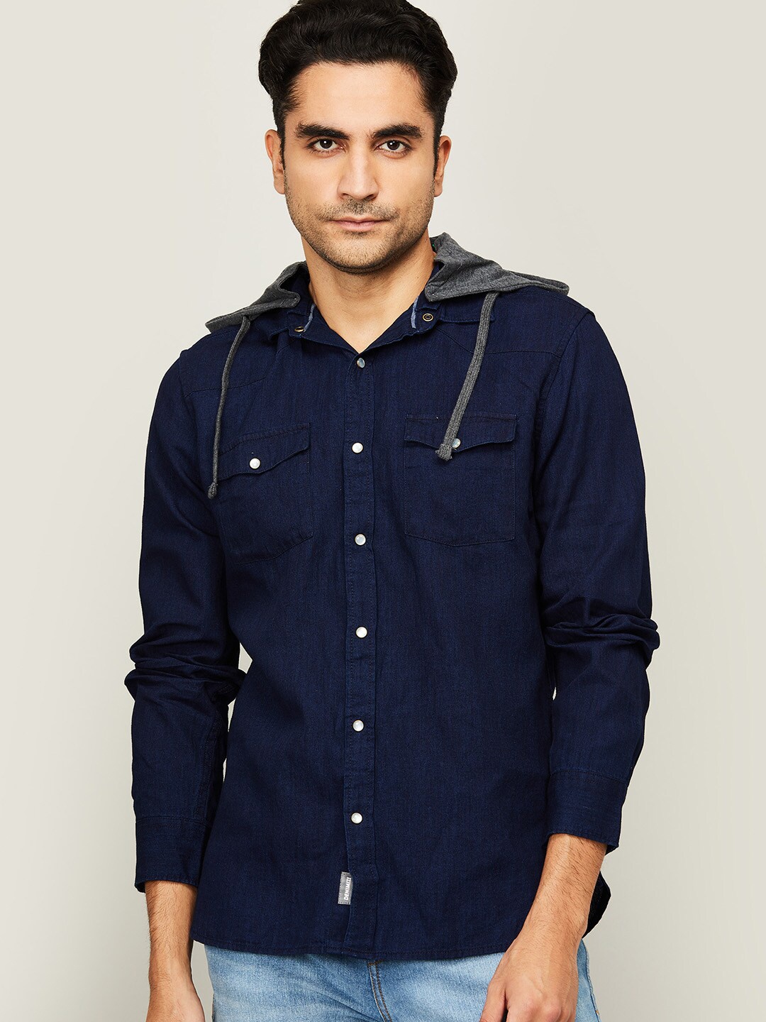 

Fame Forever by Lifestyle Men Blue Casual Shirt