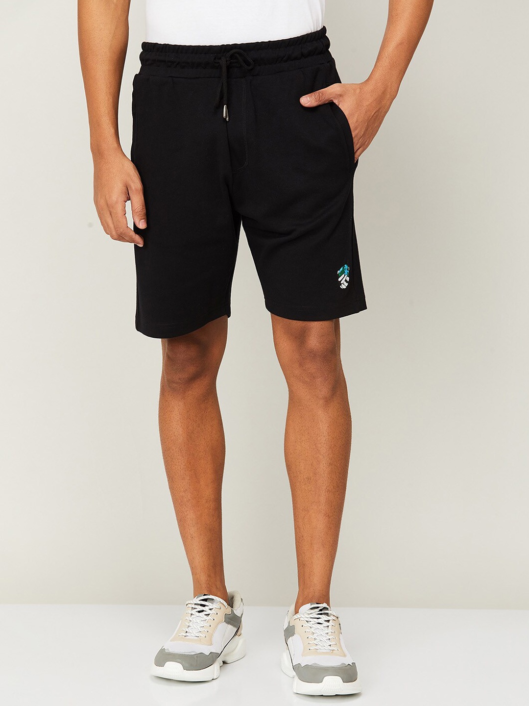

Fame Forever by Lifestyle Men Black Slim Fit Sports Shorts