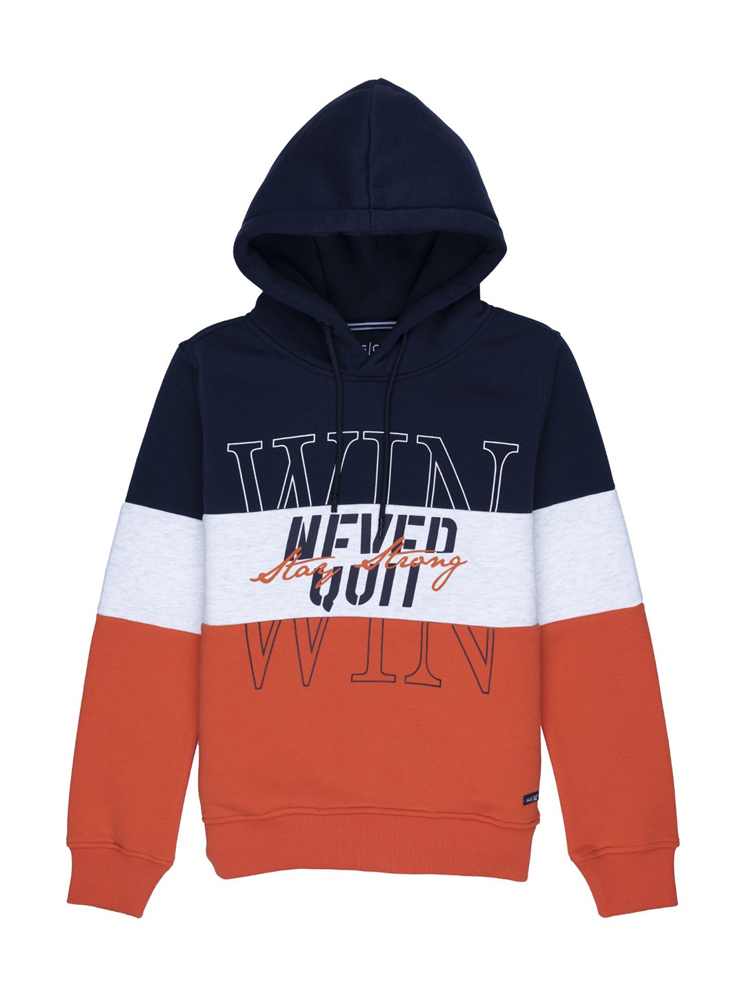 

Status Quo Boys Navy Blue Colourblocked Sweatshirt