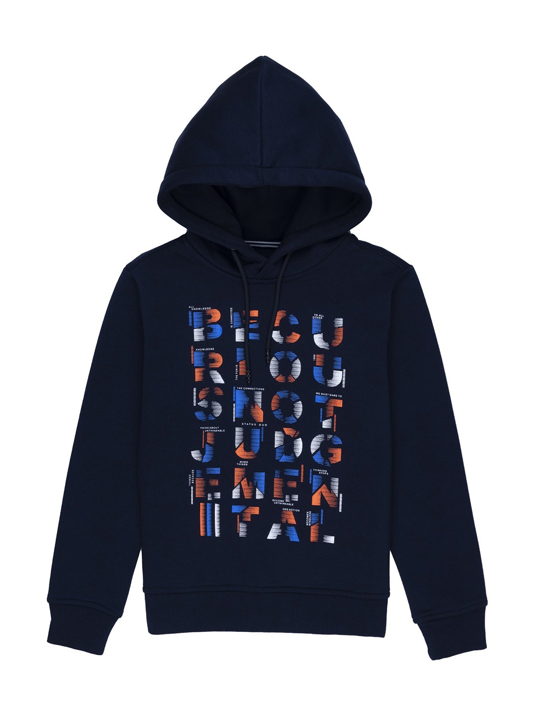 

Status Quo Boys Navy Blue Printed Sweatshirt