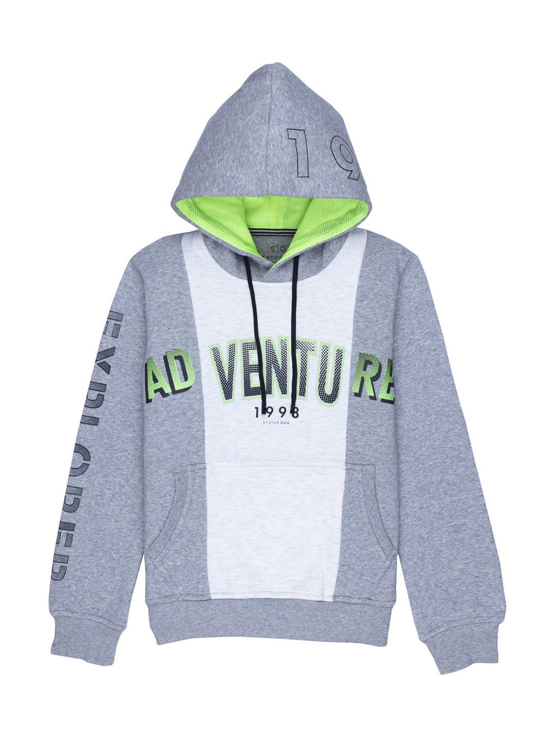 

Status Quo Boys Off White Printed Sweatshirt