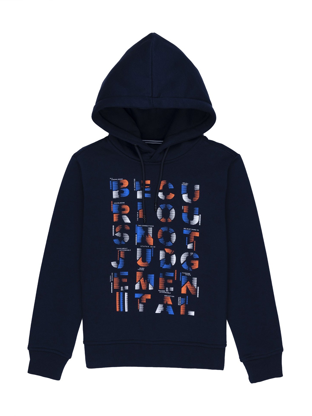 

Status Quo Boys Navy Blue Printed Sweatshirt