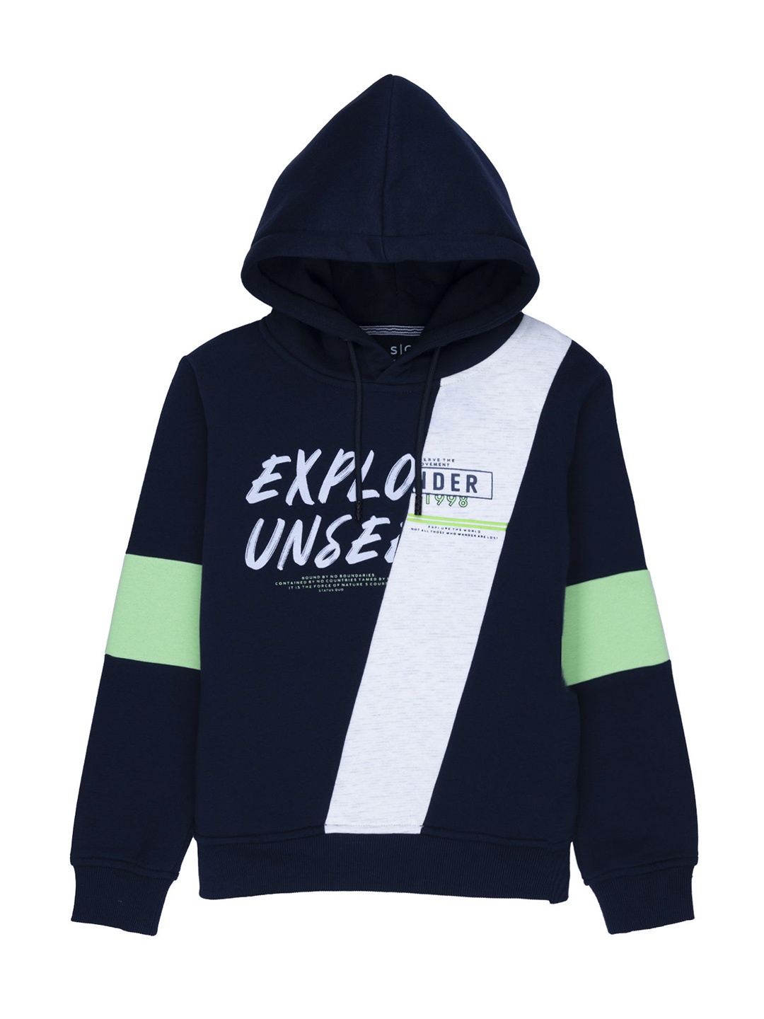 

Status Quo Boys Navy Blue Printed Sweatshirt