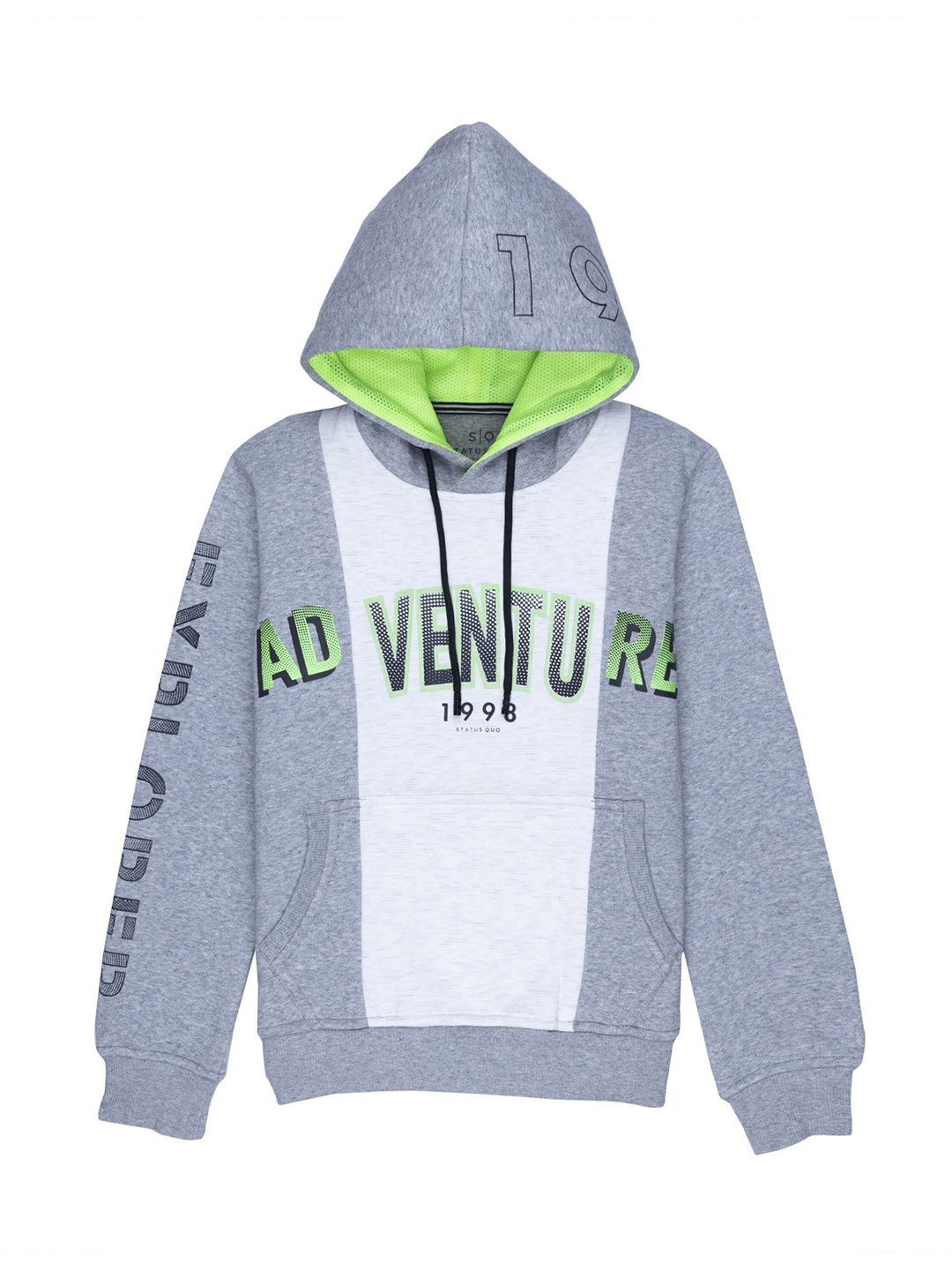 

Status Quo Boys Off White Printed Sweatshirt