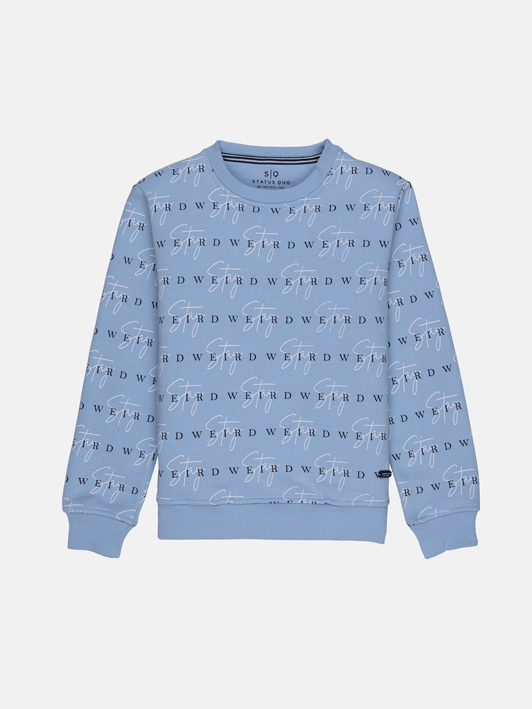

Status Quo Boys Blue Printed Sweatshirt