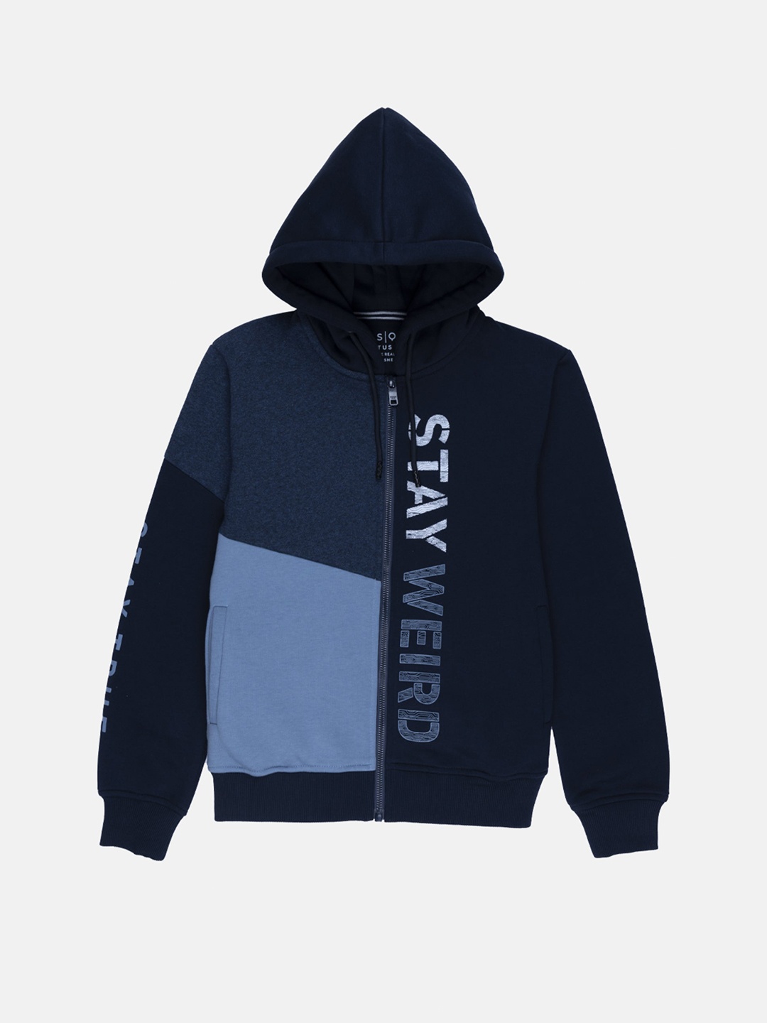 

Status Quo Boys Navy Blue Printed Sweatshirt