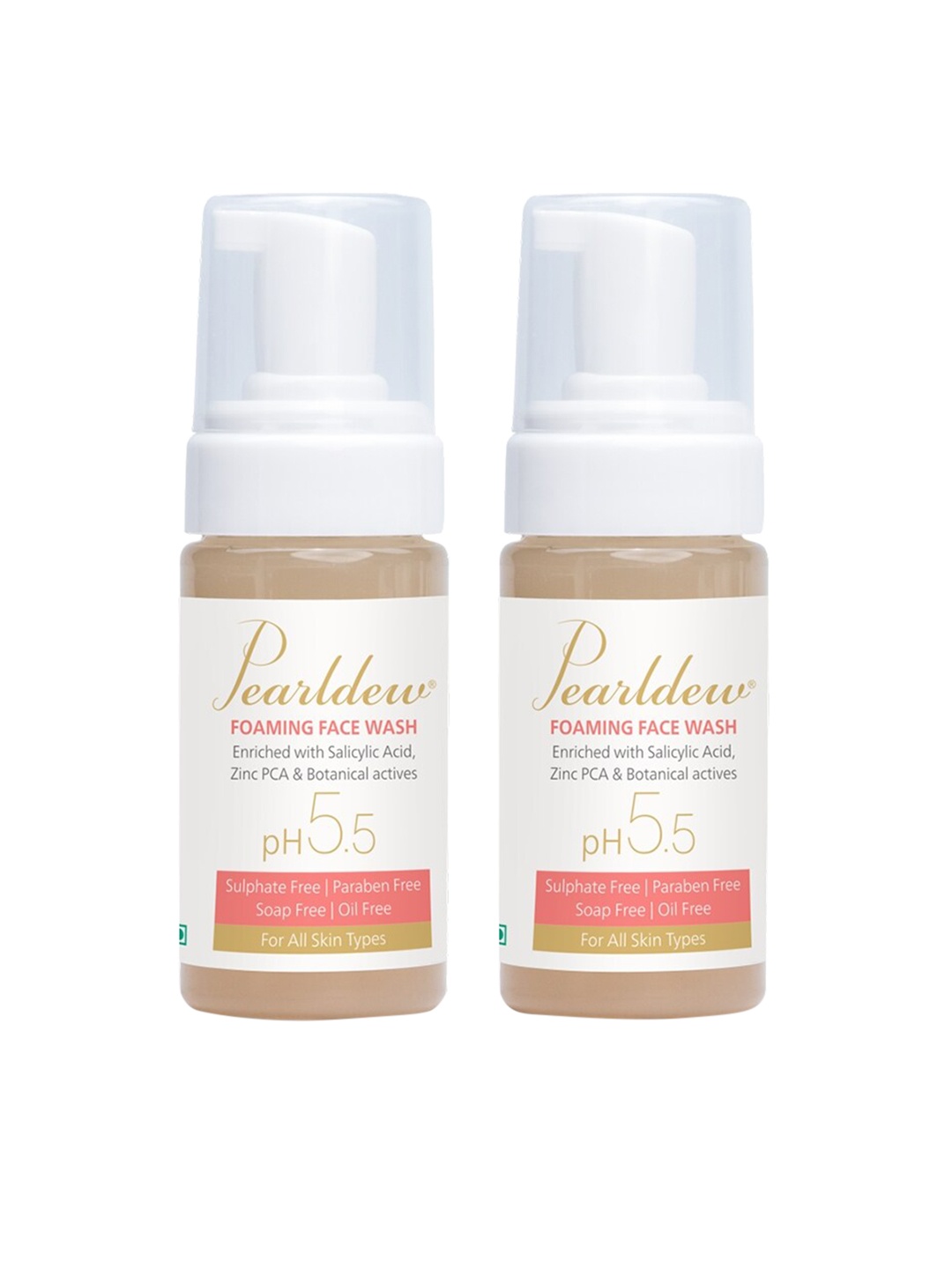 

Pearldew Set Of 2 Anti Acne & Anti Pimple Foaming Face Wash, Na