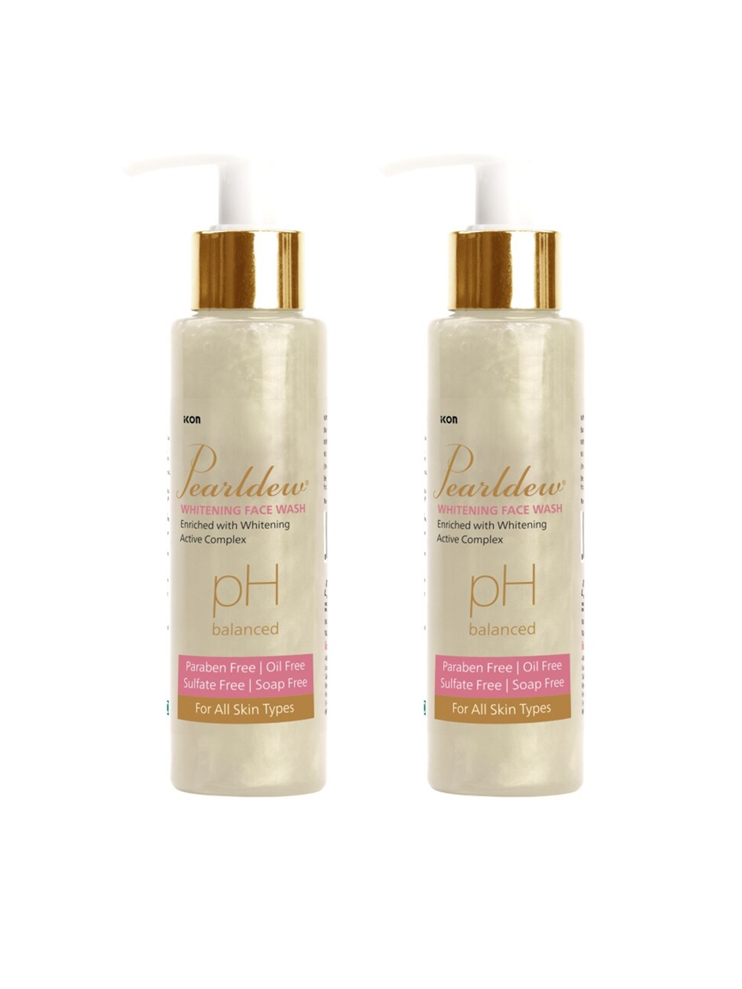 

Pearldew Set Of 2 Whitening Face Wash, Na
