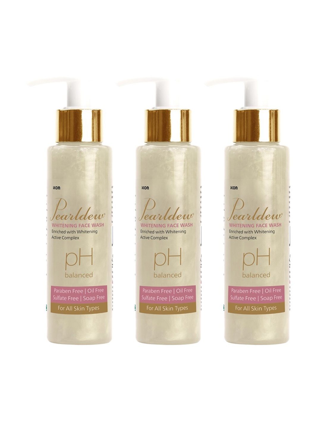

Pearldew Set Of 4 Whitening Face Wash, Na