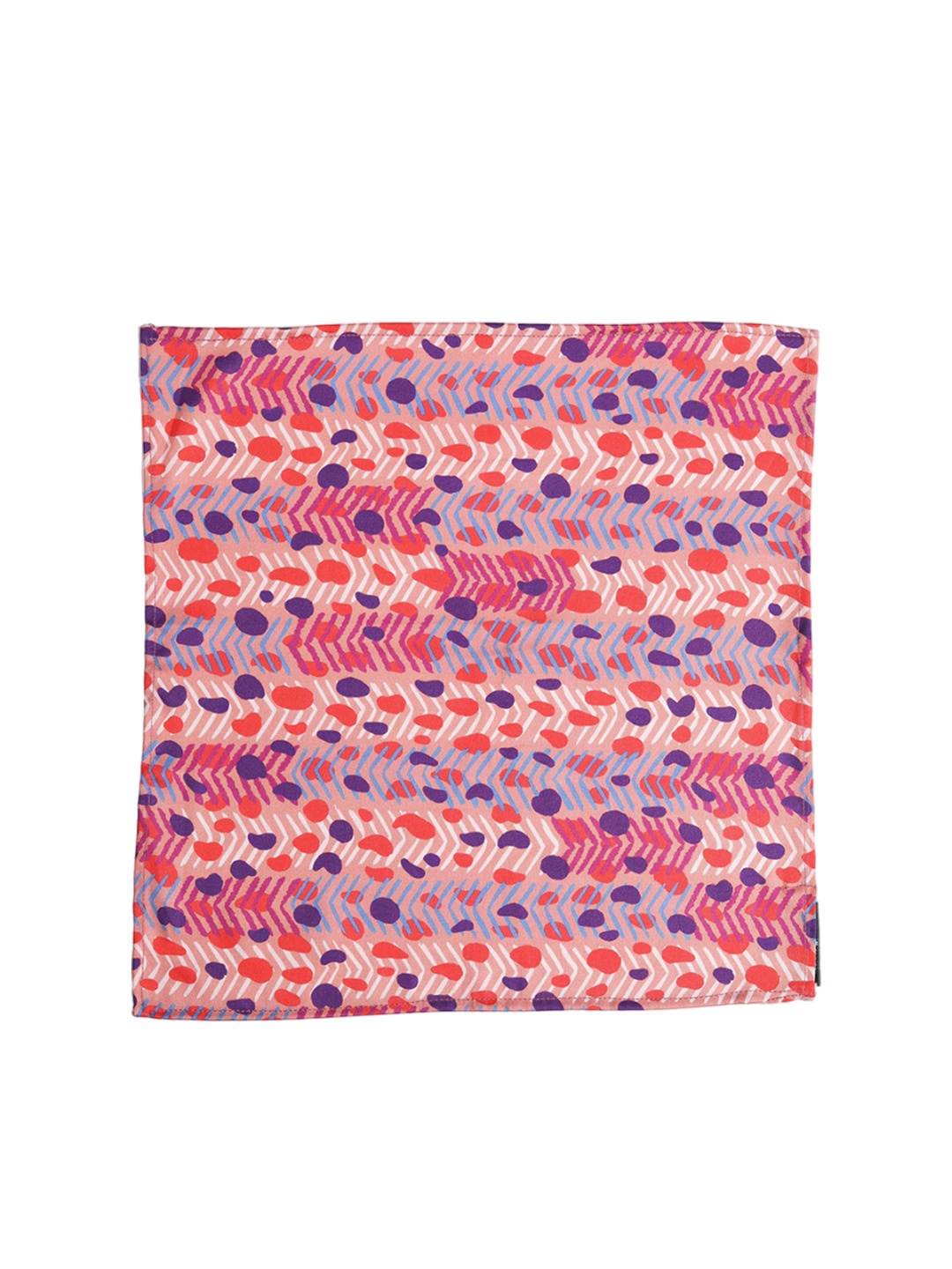 

MODARTA Abstract Printed Pocket Squares, Red