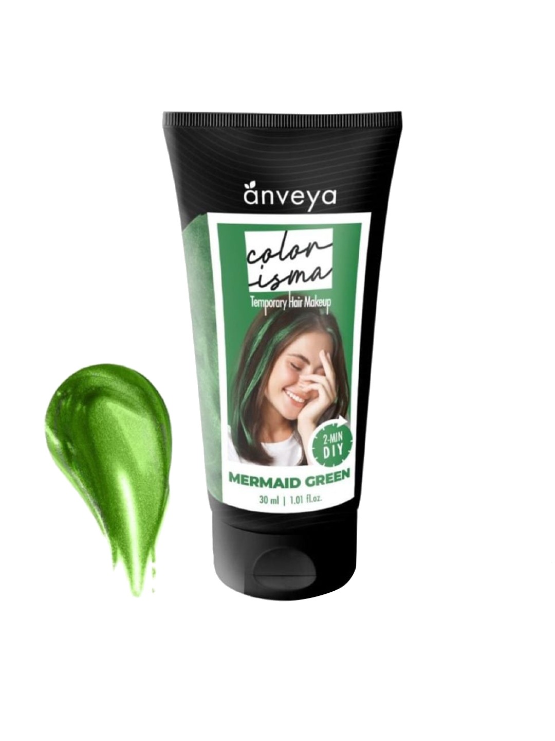 

anveya Colorisma Temporary Hair Color 30ml - Mermaid Green