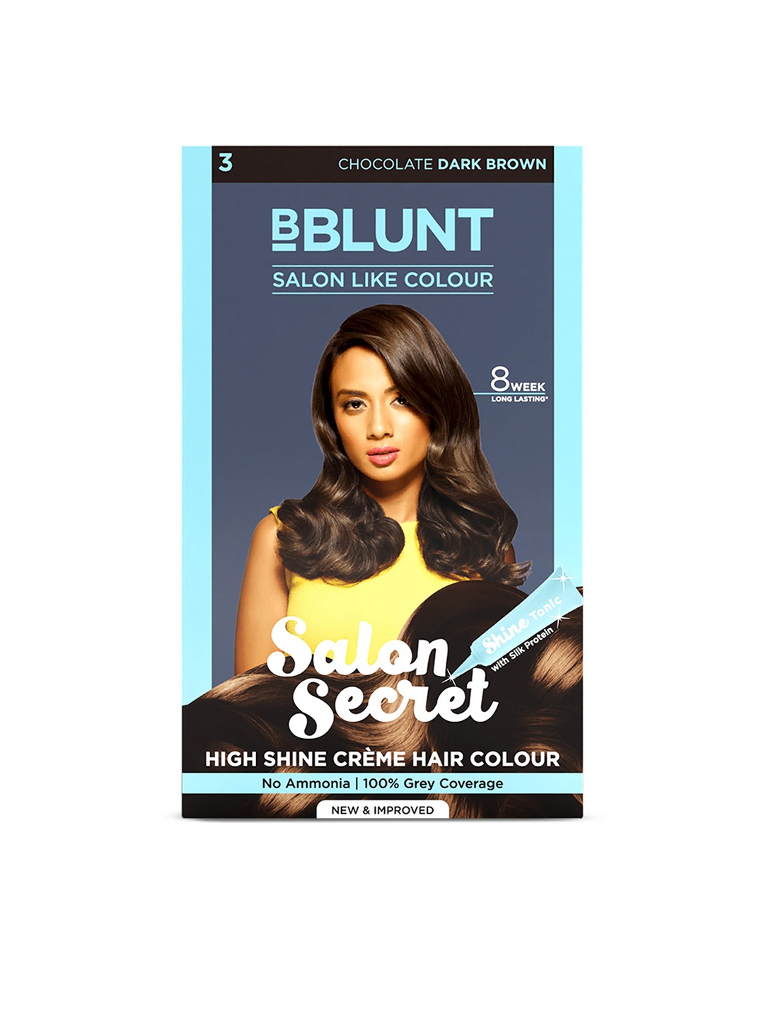 

BBLUNT Salon Secret High Shine Crme Ammonia-Free Hair Colour - Chocolate Dark Brown