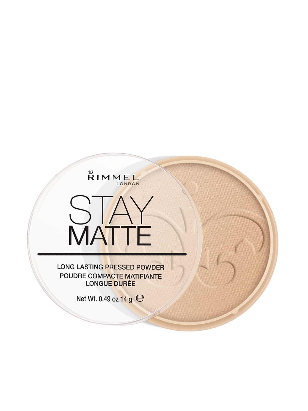 

Rimmel London Stay Matte Long-Lasting Pressed Compact Powder 14g - Sandstorm, Beige