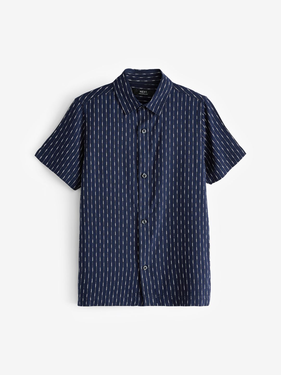 

NEXT Boys Textured Shirt, Navy blue