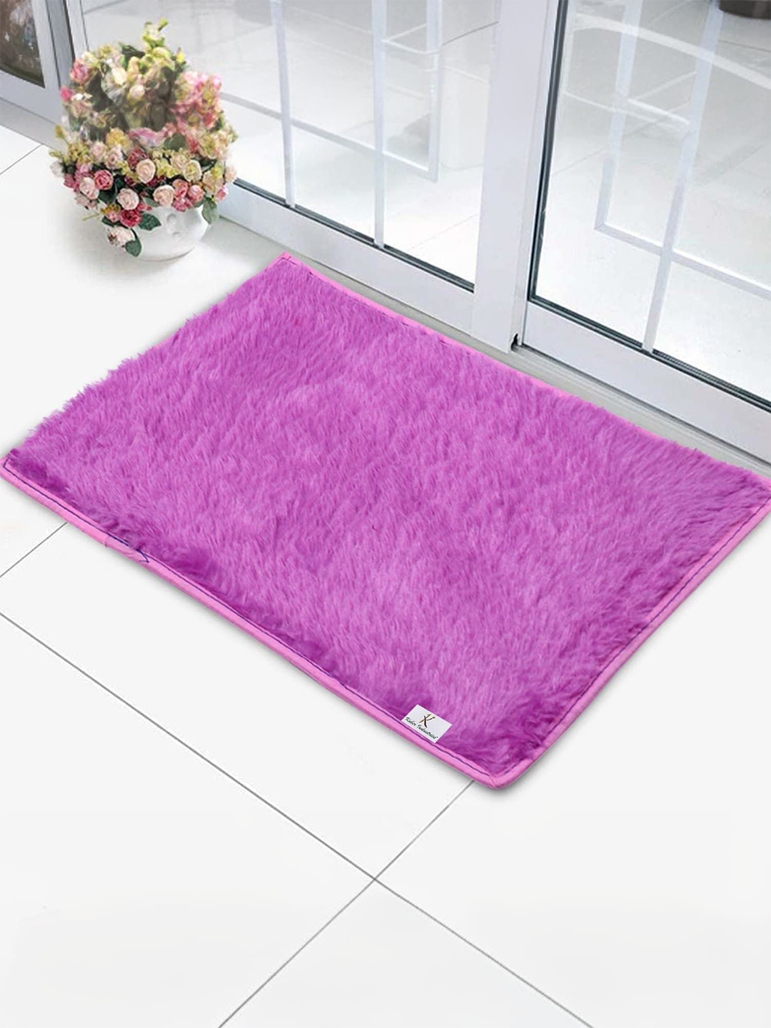 

Kuber Industries Purple 2 Pieces Anti-Skid Door Mats