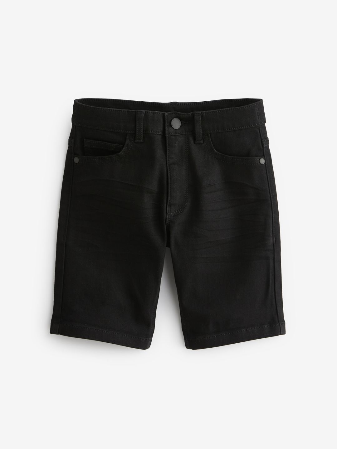 

NEXT Boys Denim Shorts, Black