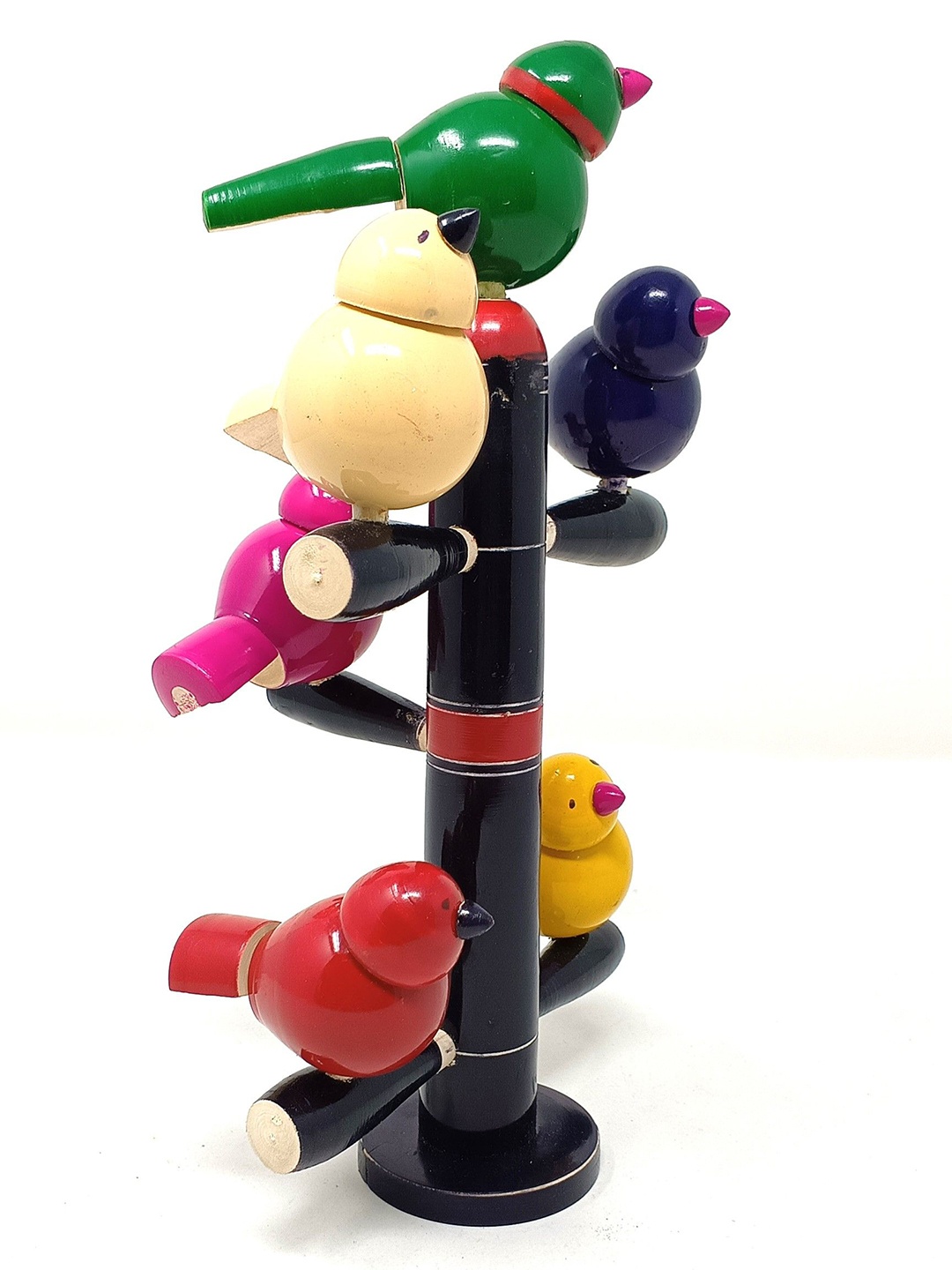 

A&A Kreative Box Assorted Tree & Birds Wooden Toy, Black
