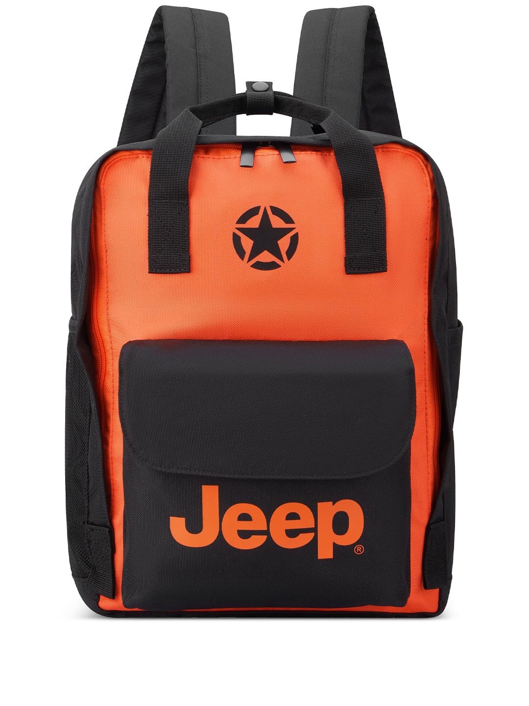 

Jeep Unisex Brand Logo Backpack, Orange