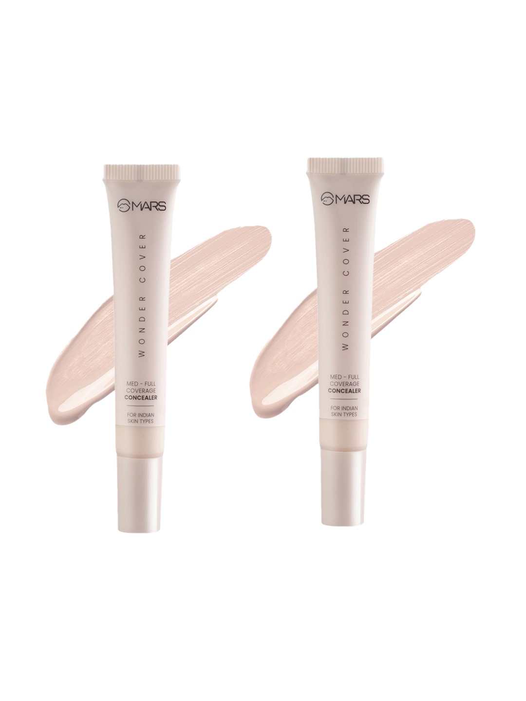 

MARS Set Of 2 Wonder Cover Long Lasting Liquid Concealer 24gm-01+02, Multi