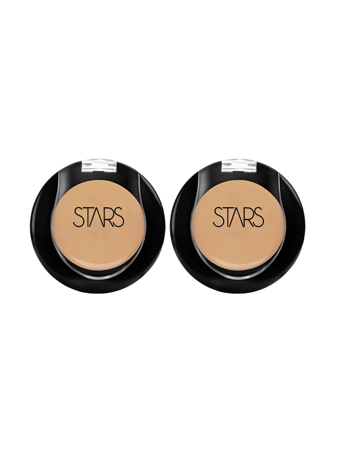 

Stars Cosmetics Set Of 2 Face Makeup Cream Concealer for Dark Circles & Blemishes - Medium, Brown