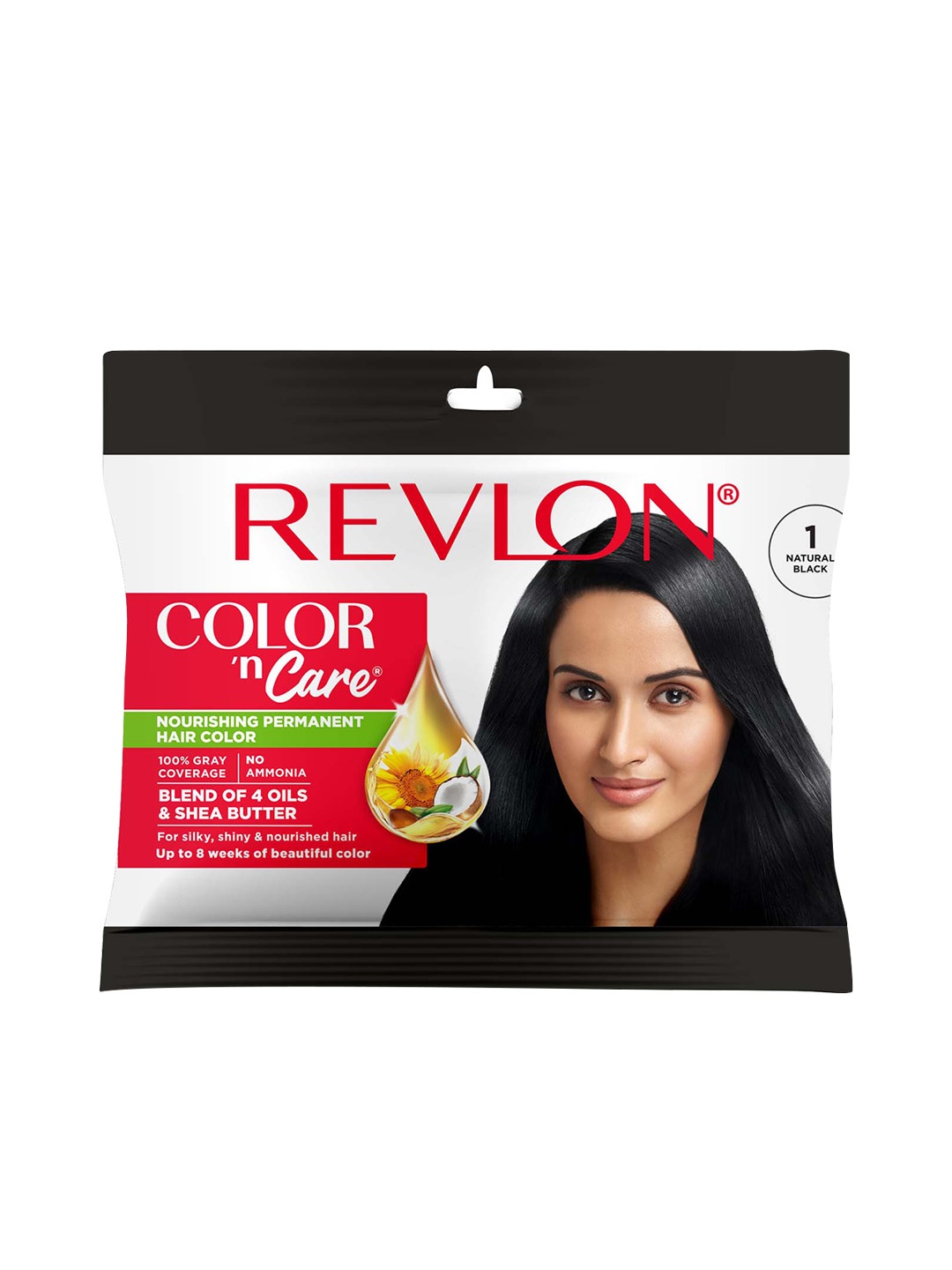 

Revlon Color n Care Nourishing Permanent Hair Colour with Shea Butter - Natural Black 1