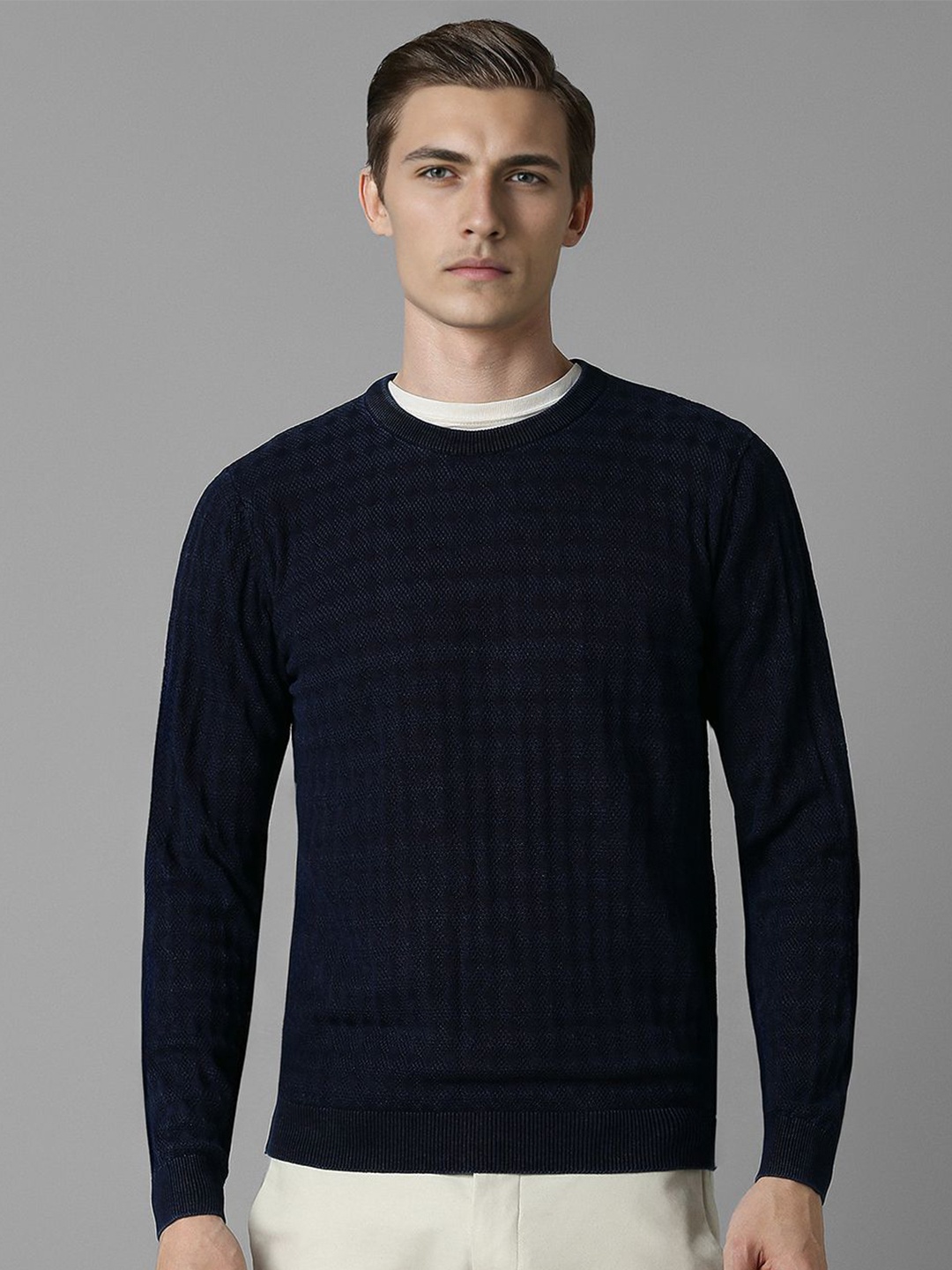 

Louis Philippe Jeans Men Pullover, Navy blue