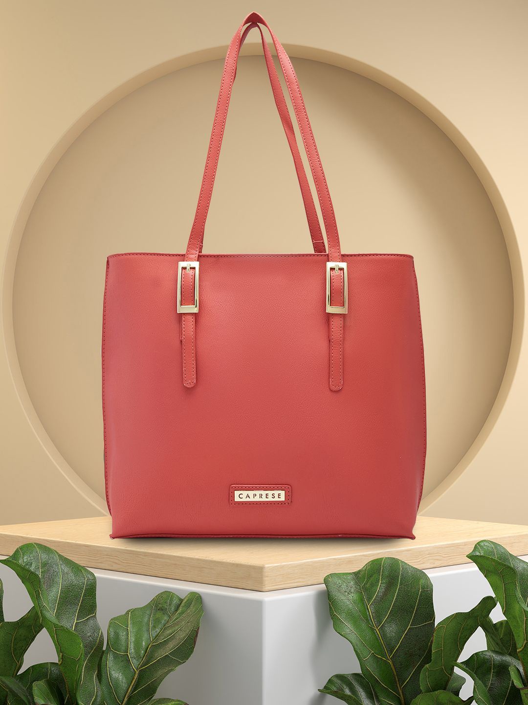 

Caprese PU Shopper Shoulder Bag, Pink