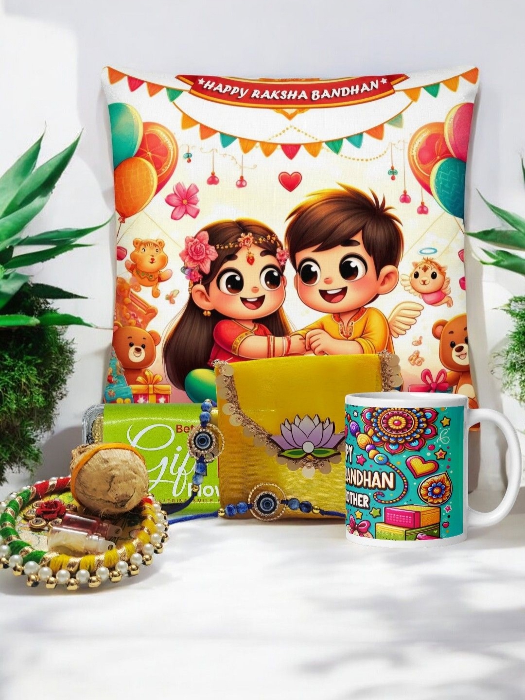 

bettergiftflowers Set Of 2 Rakhi Assorted Gifts