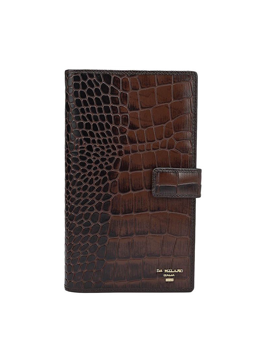 

Da Milano Solid Passport Cover Travel Accessory, Brown