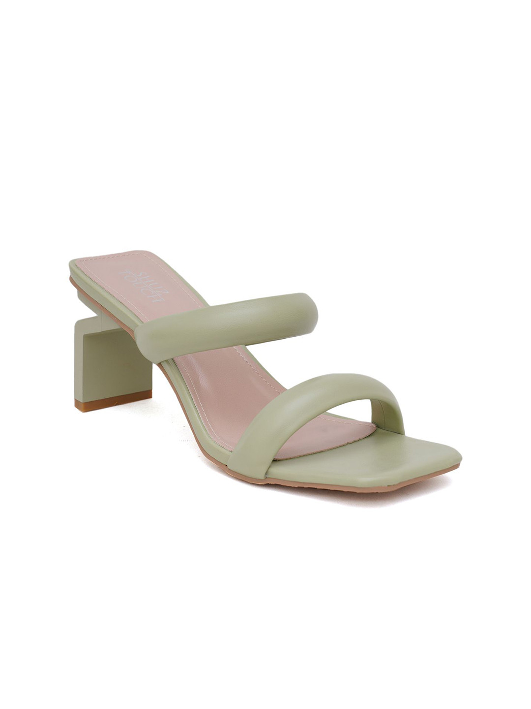 

SHUZ TOUCH Women Block Sandals, Green