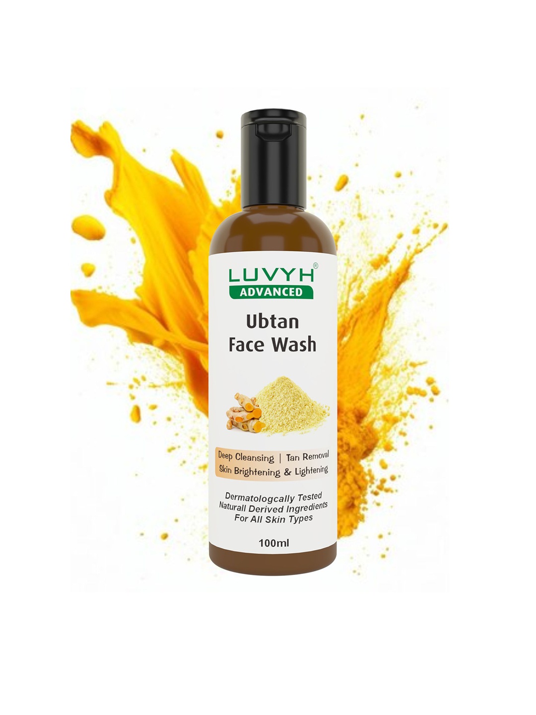 

LUVYH Advanced Ubtan Face Wash - 100ml, Yellow