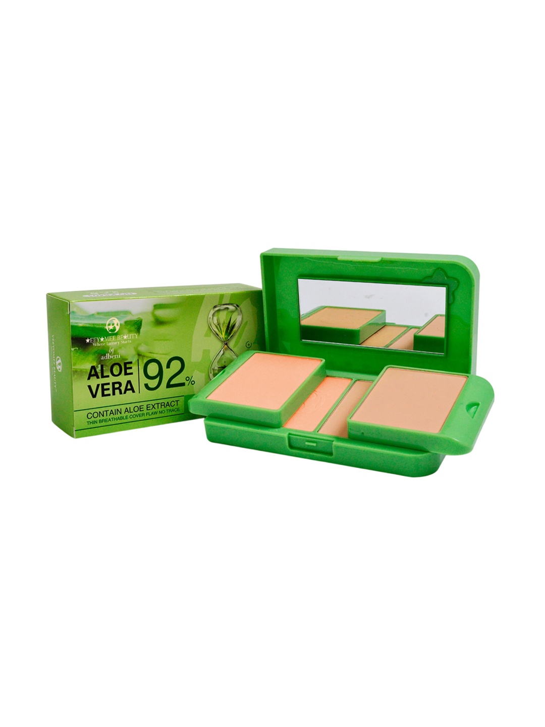 

Adbeni 5 In 1 Matte Finish Compact Powder With Aloe Vera - 40g - Shade 01, Nude