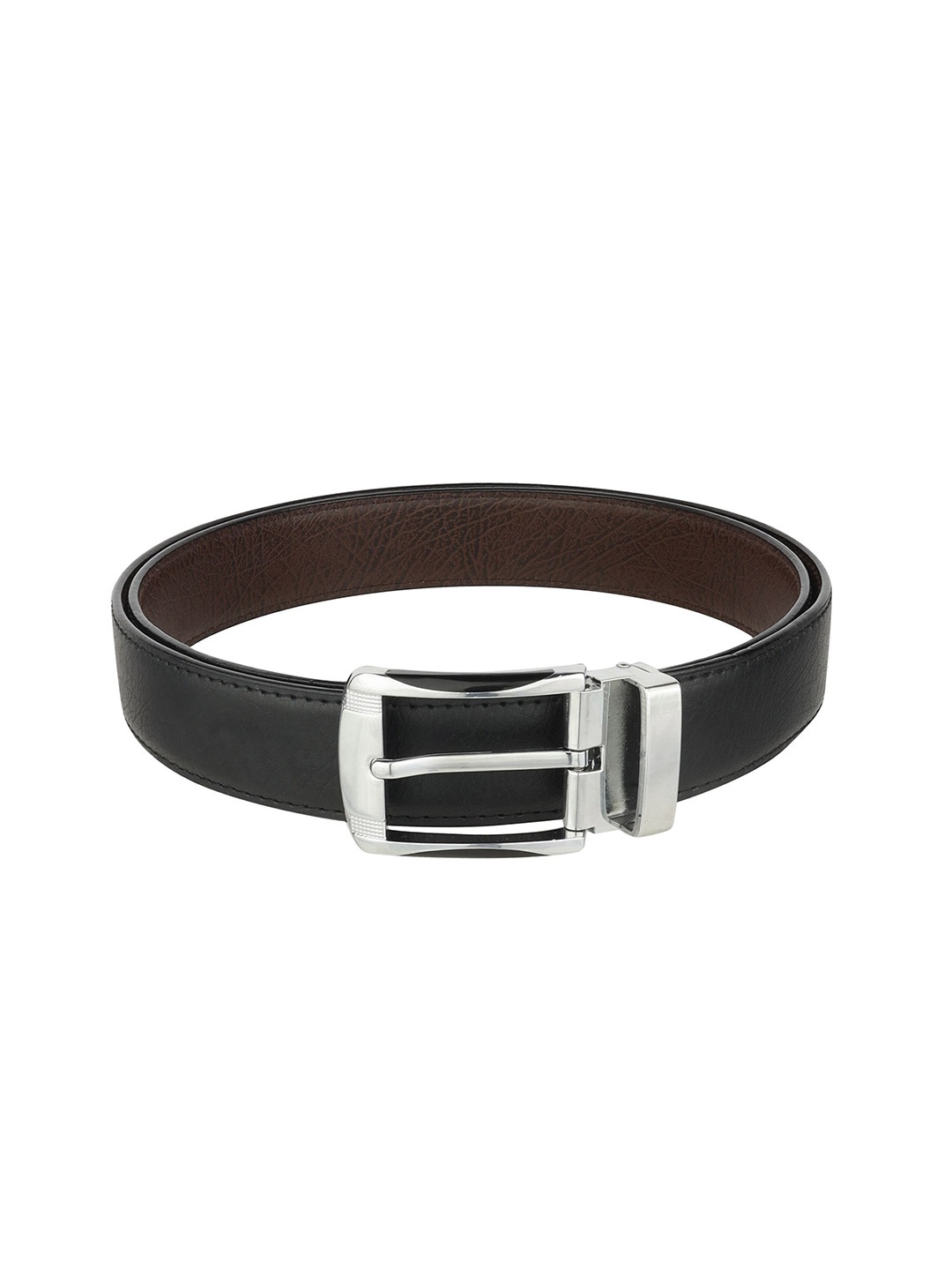

WINSOME DEAL Men Tang Closure Formal Belt, Black