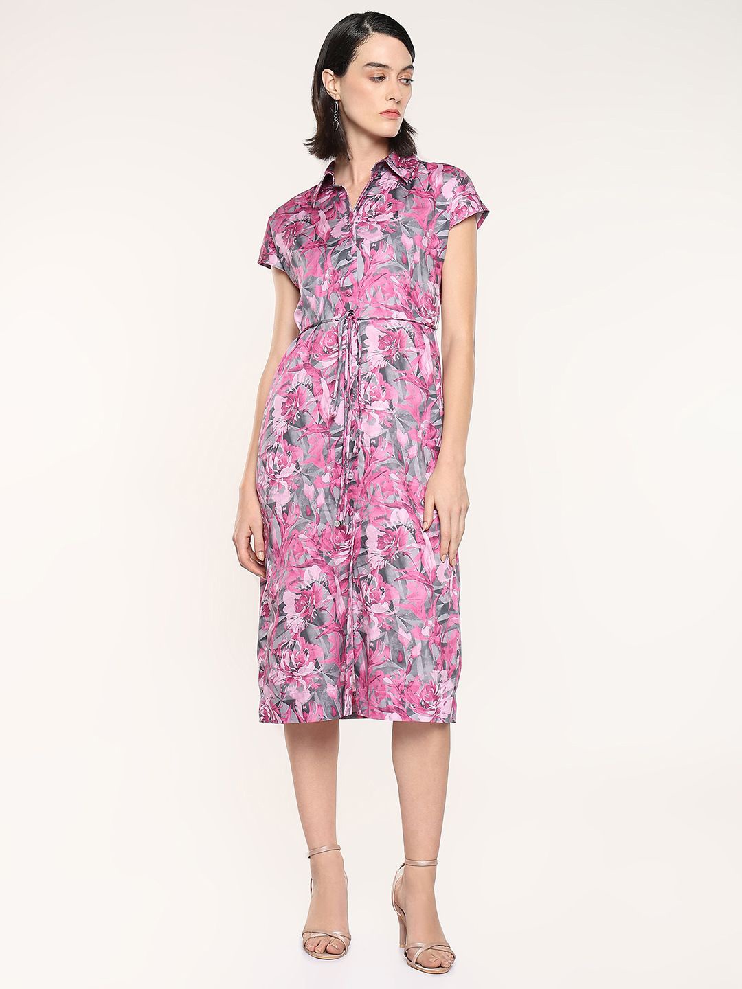 

RAREISM Floral Print Sheath Dress, Purple