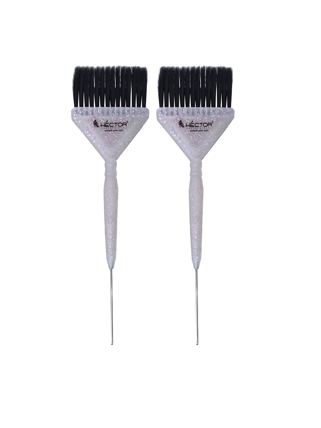 

HECTOR Set Of 2 Professional Soft Bristle Hair Coloring Brush, Black