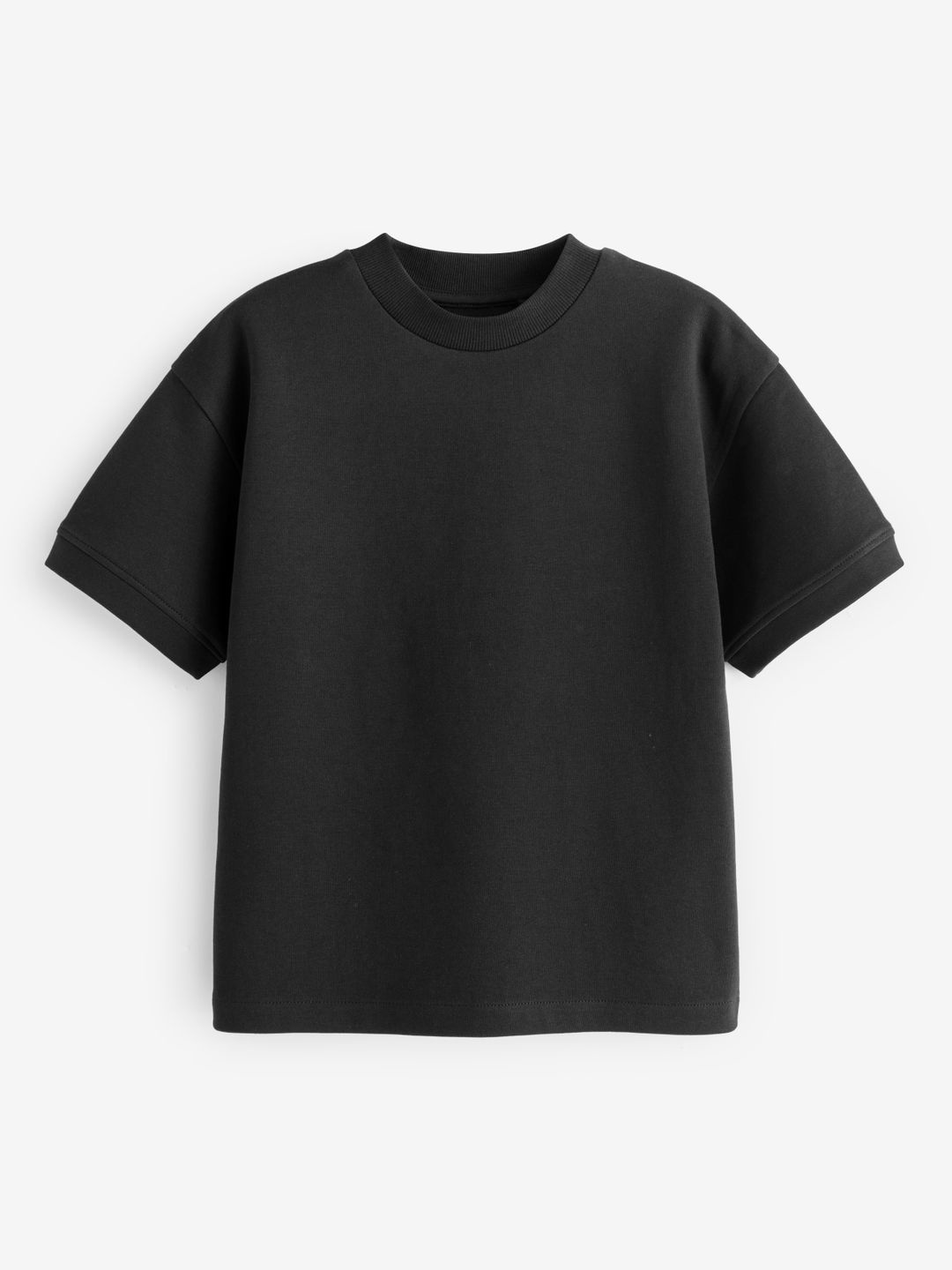 

NEXT Boys Relaxed Fit Relaxed Fit Heavyweight T-Shirt, Black