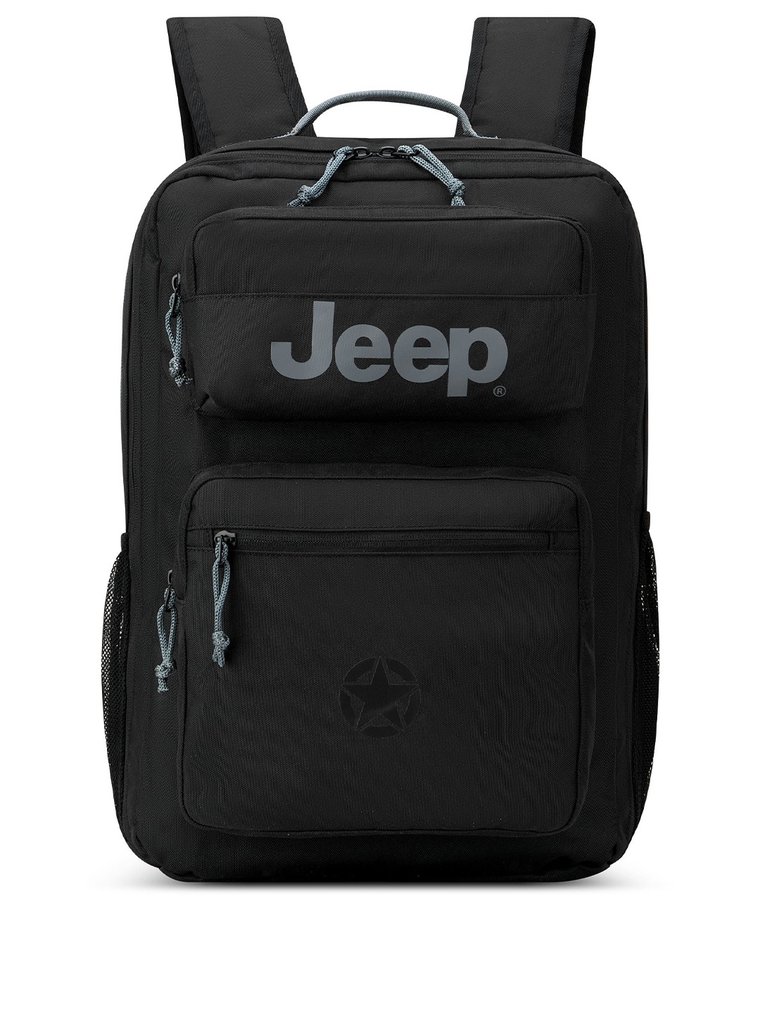 

Jeep Unisex Brand Logo Backpack, Black