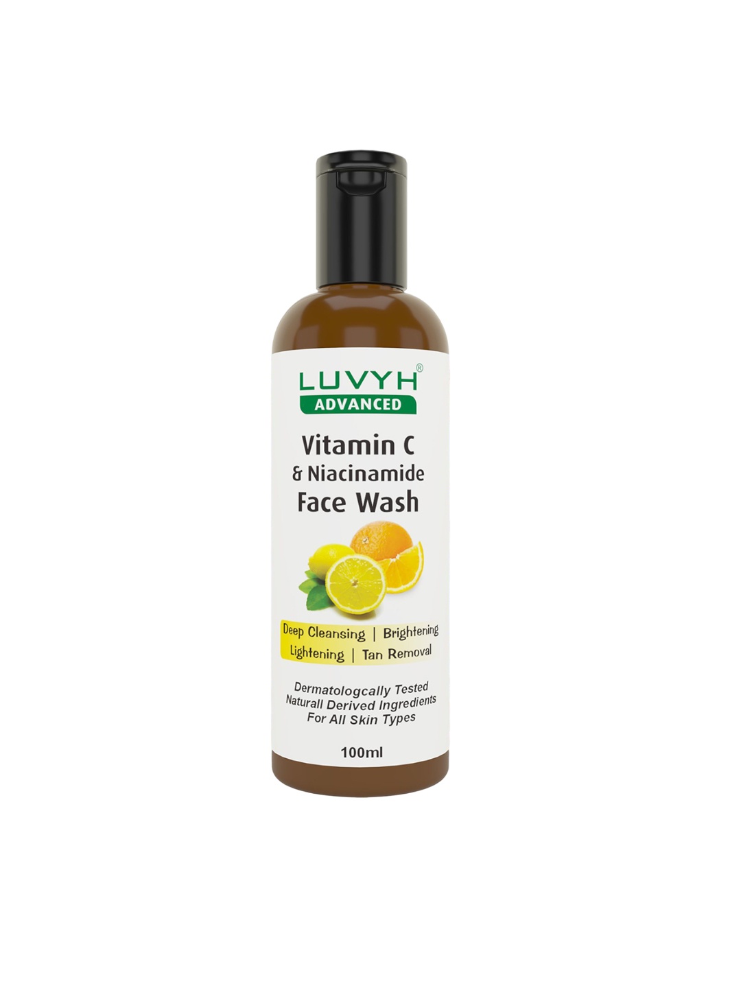 

LUVYH Advanced Vitamin C & Niacinamide Face Wash - 100ml, Yellow